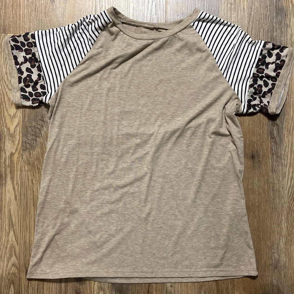 Womens T Shirts Short Sleeve Tunic Tops Loose Crewneck